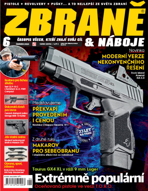 Aktuální číslo časopisu Zbraně a náboje
