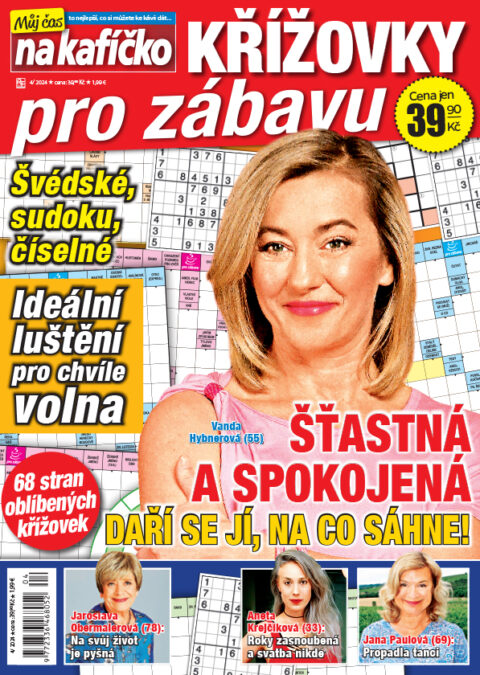 Aktuální číslo časopisu Křížovky pro zábavu – Můj čas na kafíčko