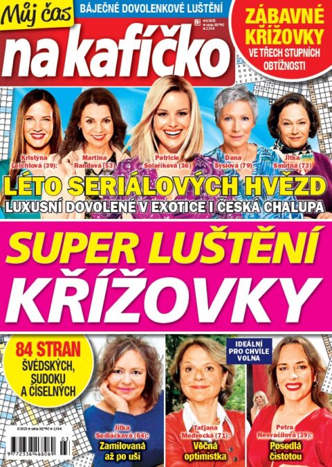 Aktuální číslo časopisu Super luštění – Můj čas na kafíčko