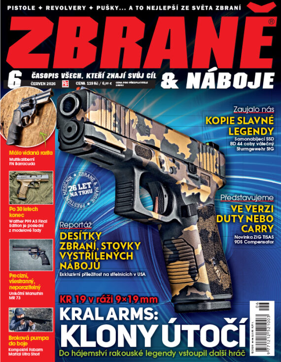 Aktuální číslo časopisu Zbraně a náboje