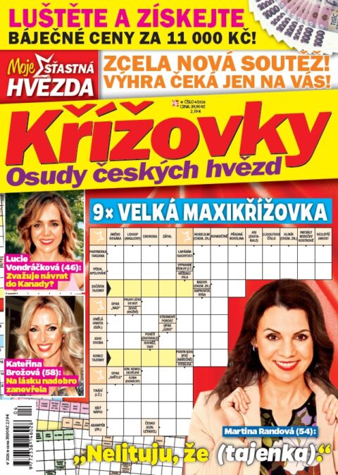 Aktuální číslo časopisu Křížovky Moje šťastná hvězda