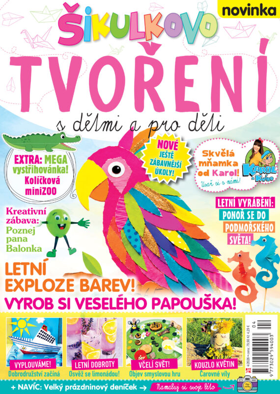 Aktuální číslo časopisu Šikulkovo tvoření s dětmi a pro děti